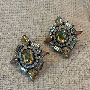 Elegant Crystal Stud Earrings